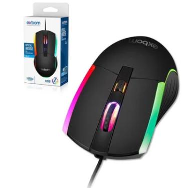 Imagem de Mouse Gamer Usb 1600dpi Com LED RGB 4d 03948 - Ms-61
