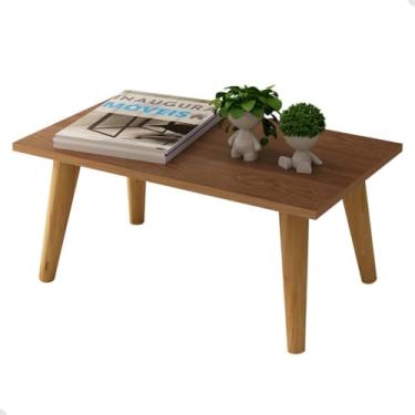 Imagem de Mesa Centro Para Sala Mesinha De Apoio Retangular Madeira(Freijo)