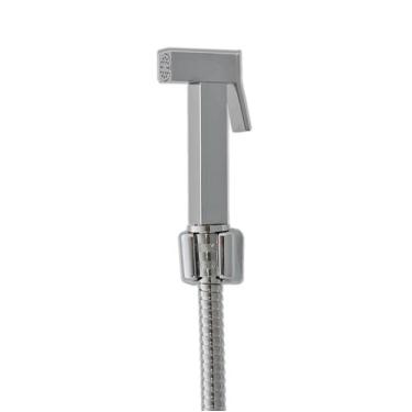 Imagem de Ducha Higiênica Cromada Em Metal com Flexível de 1.80 cm Sem Registro 