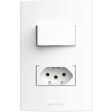 Imagem de Conjunto Interruptor Simples e Tomada 10A Inova Pro Alumbra