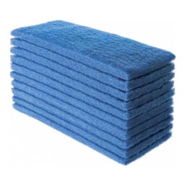 Imagem de Fibra limpeza macia azul 100mmx230mm c/ 10 unidades british, 10X23CM A