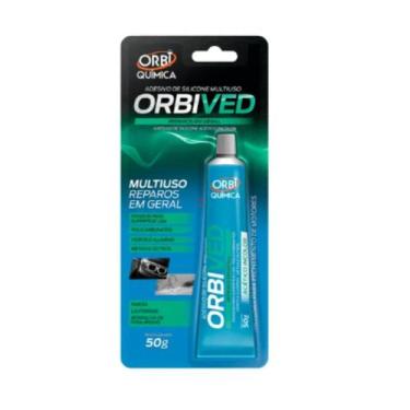 Imagem de Silicone Cola Selante Acético Transparente Multiuso Pia Box - Orbi Qui