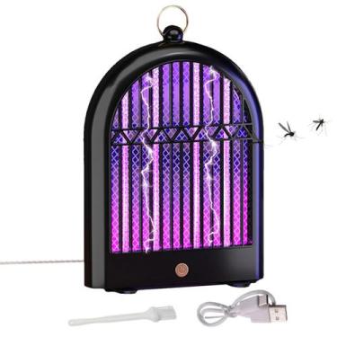 Imagem de Luminaria Repelente Armadilha Mata Inseto Mosca Mosquito Luz Ultraviol