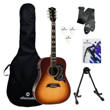 Imagem de Kit Violão Michael Folk VM925DT VS Capa/Suporte/Acessórios