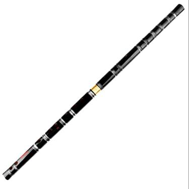Imagem de Flauta de bambu flauta de bambu instrumentos de sopro de madeira feitos à mão C D E F G chave separável flauta de bambu preto com linha transparente instrumento musical gravador soprano