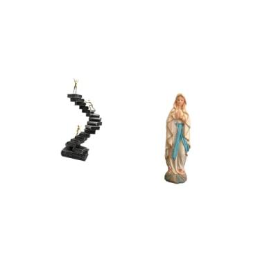 Imagem de Bothyi Estátuas de Pensador, Estátua de Escada, Figura Abstrata de Resina, Artesanato para Estante, Objetos Decorativos, Escultura de Lutero Abençoado, Estát