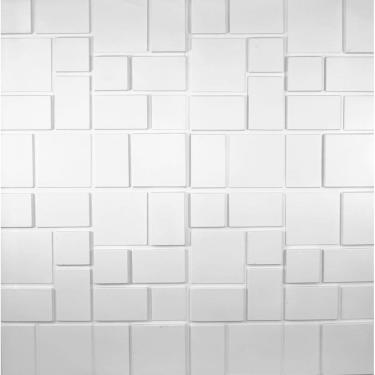 Imagem de Revestimento 3d de parede modelo geometrico placa 50cmx50cm