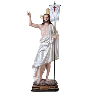 Imagem de Sacro, Imagem Jesus Ressuscitado 30cm Resina Importado