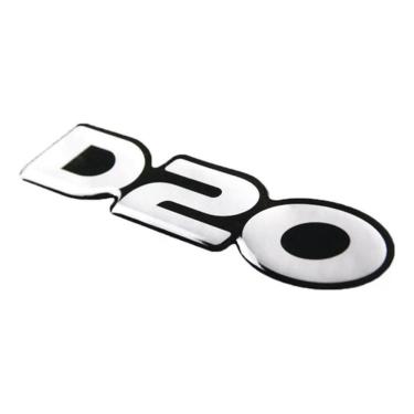 Imagem de Adesivo Emblema Chevrolet D20 Resinado Prata D20R01