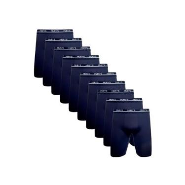 Imagem de Kit 10 Cueca Boxer Box Masculina Longa Comprida Ciclismo - Mury's, P, 