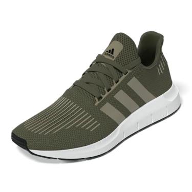 Imagem de adidas Tênis masculino Swift Run 1.0, Olive Strata/Blanch Cargo/Branco, 37