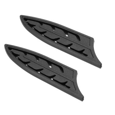 Imagem de PATIKIL Mangas de cobertura de faca de segurança ABS para facas de cerâmica de 4 polegadas, bainha protetora de lâmina de proteção de borda de corte universal para barra de cozinha, preto, 10 cm L