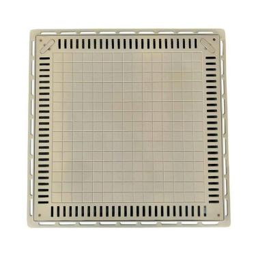 Imagem de Tampa Casa De Máquina Piscina Lisa Simples Grelha 80x80cm B1