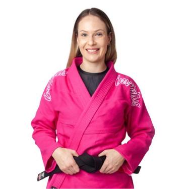 Imagem de Kimono Jiu Jitsu Feminino Rosa Invictus, F4