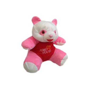 Imagem de Urso De Pelúcia Panda Super Lindo Para Presente - R.B VARIEDADES, Rosa