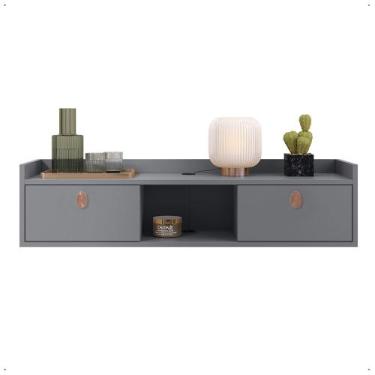 Imagem de Aparador Cantinho do Café Vegas Suspenso Com 2 Portas e Nicho Modelo M