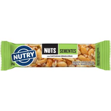 Imagem de BARRA NUTS SEMENTES 25G NUTRY