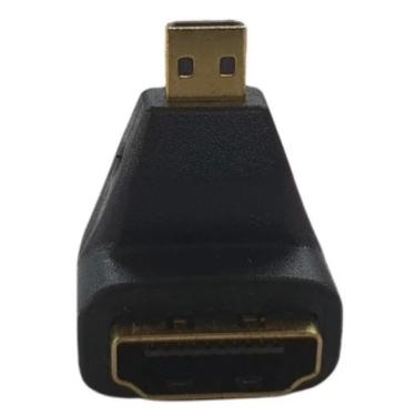 Imagem de Adaptador Hdmi Fêmea Para Micro Hdmi Macho L 90 Grau