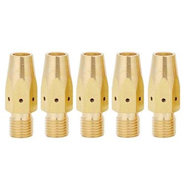 Imagem de Difusores de Pistolas de Soldagem MIG, Tamanhos Compactos Alta Dica Bronze Difusor Alta Dureza 5pcs 169728 Para M-25 M-40 Para MIG (5pcs)