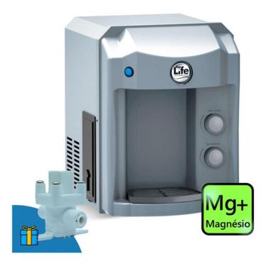 Imagem de Purificador De água Gelada Alcalina Ionizada C/ Magnésio Mg+ Voltagem:220v;cor:prata