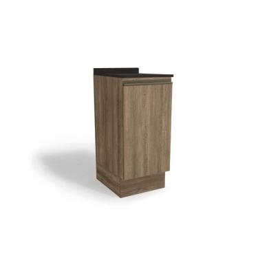 Imagem de Nicho para Cozinha Maxxi G741 c/ Tampo 40cm Nogal/Preto - Kappesberg