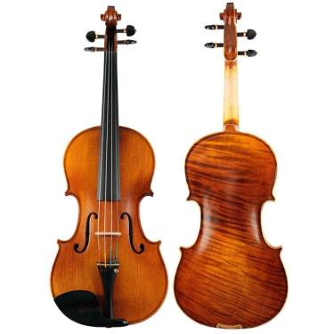 Imagem de Violino Feito À Mão Modelo Strad 4/4 Fundo Inteiro