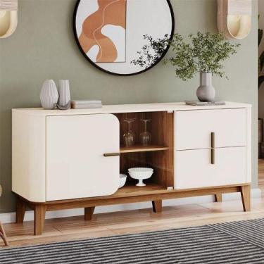 Imagem de Buffet Para Sala De Jantar Rael Ambiente Off White Nature - Henn - MÓV