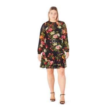 Imagem de City Chic Vestido feminino plus size - Charlee, Floral, 25 Plus Size