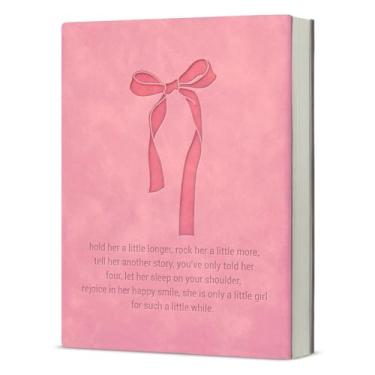 Imagem de Caderno rosa Coquette Bow Journal Woman Hold Her a Little Longer Presentes para filha, neta, irmã melhor amiga