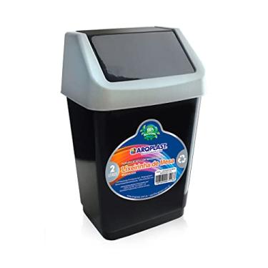 Imagem de Mini Lixeira Mesa Escritório Basculante 2 Lts 25459 Arqplast