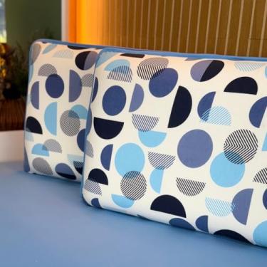 Imagem de Jogo de Lençol Cama 3 e 2 Peças Estamapados 100% Algodão com Elástico e Toque Macio (Casal, Geométrico)