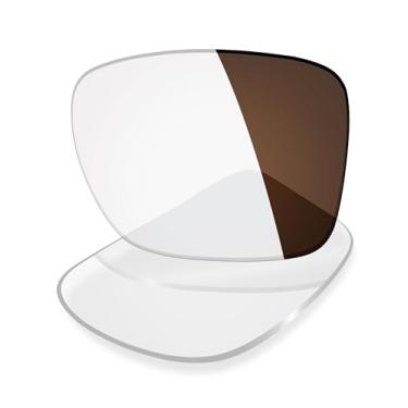 Imagem de Mryok Lentes de reposição UV400 para óculos de sol Costa Del Mar Mainsail, HD Polarized, proteção UV, resistente a impactos e perfeitamente ajustado - marrom fotocromático anti luz azul