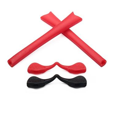 Imagem de Eye Opening Stuff 1 par de kits de reposição para óculos de sol Oakley Radar Path/Range/Pitch/Edge OO9184/XL - Vermelho