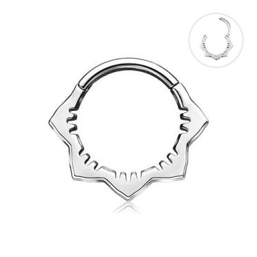 Imagem de Brincos femininos Daith de cartilagem pequena argola dourada hipoalergênico hélice piercing de titânio 14k aço cirúrgico diamante implante zircônia cúbica joia, 16g-10mm, Aço inoxidável, Zircônia