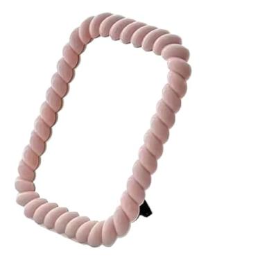 Imagem de Espelho Decorativo De Mesa Parede Multiuso Fofo 5 polegada Espelho De Maquiagem Em Dia Dia(Modelo3 rosa)