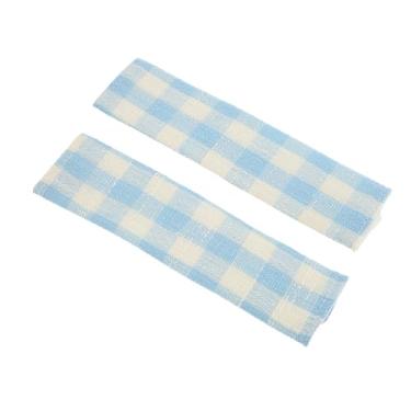 Imagem de Partuto Capa de cinto de segurança azul poliéster 24 cm almofada almofada de ombro almofada 2 peças