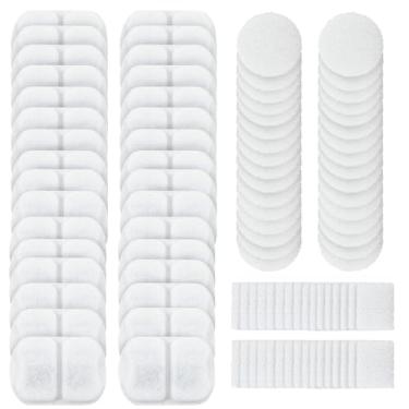 Imagem de Filtro de água para cães não tecido com 96 peças, filtro de água para gatos, filtro de água eficaz para cães, entupimento para gatos (branco, conjunto de 96 peças)