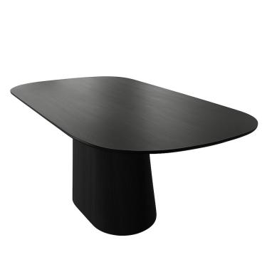 Imagem de Mesa De Jantar Cone Em ébano Preto Estilo E Durabilidade