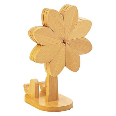 Imagem de Trivetes para Pratos Quentes - Com Suporte Telemóvel E Descansos Resistentes Ao Calor,Conjunto De Suportes E Descansos De - Para Cozinha Sala De Estar Mesa De Jantar Decoração Estilo Rural Natal