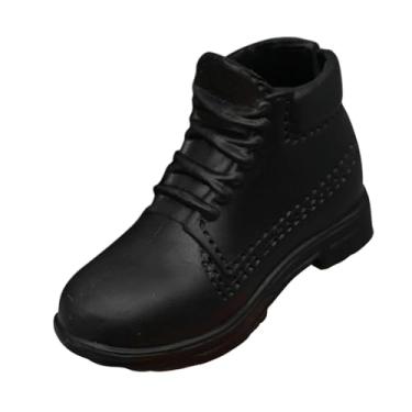 Imagem de Esquirla Sapatos para figuras de ação masculinas, sapatos em miniatura para bonecos, adereços fotográficos em miniatura, acessórios de fantasia para figuras, Cabeça Redonda