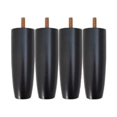 Imagem de Pé de Cama Box Casal Solteiro Armário Sofá Poltrona 12cm – Kit 4 Unid – Alta Resistência até 250kg