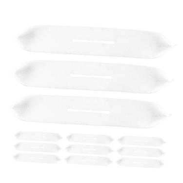 Imagem de MUCKLILY 50 capas de cabide de espuma, almofadas de ombro, protetores de cabide antiderrapantes para terno e capa organizadora de calças