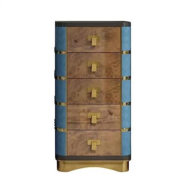 Imagem de Cômodas Cômoda com 5 gavetas, cômoda base de aço inoxidável - armazenamento moderna móveis quarto grande