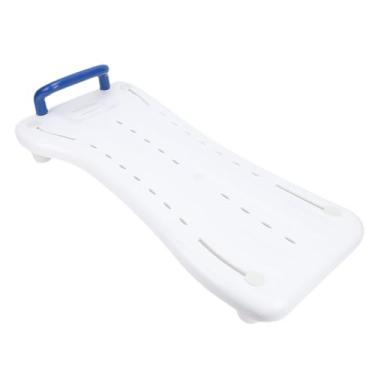 Imagem de YWBL-WH Painel de Assento de Banheira, Banco de Banheira de Plástico Antiderrapante Com Alça para Sentar, Segurar Toalhas de Banho, Shampoo, Adequado para Crianças Idosas