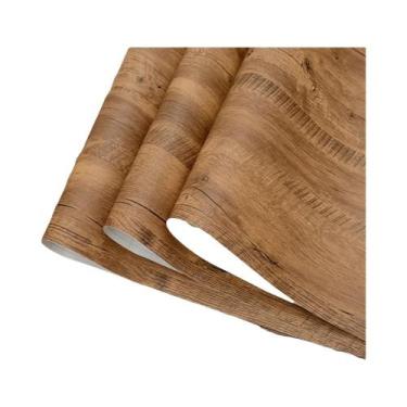 Imagem de Papel De Parede Vinílico Com Textura De Madeira De 55cm De Largura, Im
