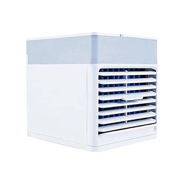 Imagem de Tingpai Desktop Air Cooler 500mL Space Cooler com Neblina Ventilador de Ar Condicionado com 3 Velocidades de mentado por USB Ventilador de Refrige ção Silencioso pa Home Room Office