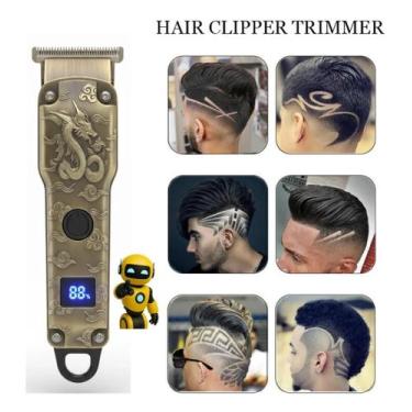 Imagem de Maquina De Cortar Cabelo E Aparar Pelos Kapbom Ka-3796 Usb Dragão Com 