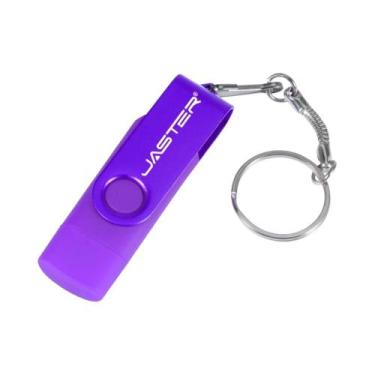 Imagem de Pen Drive USB Rotacionável TYPE-C OTG De 64GB 32GB 16GB Para Telefone 