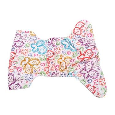 Imagem de Generic Fralda de Natação Infantil Reutilizável Pano Impermeável Ajustável para bebê Piscina Praia Tamanho único para Recém-nascidos Macio Respirável Pacote Com 2 (BL001)