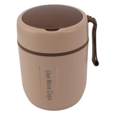 Imagem de Acouto Frasco de Comida Isolado Frasco de Comida Isolado de 500ml Recipiente de Sopa a Vácuo Inoxidável 304 Caneca Isolada à Prova de Vazamentos Escola Acampamento Viagem Sopa Thermo Quente Crianças